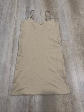 Free People Intimately Beige Spaghetti Strap Slip Dress